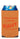 Front View of Burnt Orange Koozie® Collapsible Can Cooler