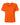 Front View of Campus Orange Women's Capital Performance T-Shirt - CE10W