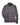 Front View of Carbon/ Olympic Red Men's Flux Mélange Bonded Fleece Jacket - 88697