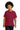 Front View of Cardinal Red Gildan - Youth Heavy Cotton 100% Cotton T-Shirt. 5000B plain