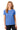 Front View of Carolina Blue Gildan Women's Heavy Cotton 100% Cotton T-Shirt. 5000L plain