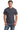 Front View of Charcoal Gildan - Ultra Cotton 100% US Cotton T-Shirt with Pocket. 2300 plain