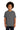 Front View of Charcoal Gildan - Youth Ultra Cotton 100% US Cotton T-Shirt. 2000B plain