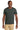 Front View of Charcoal Grey Jerzees Classics Unisex Cotton T-Shirt 363M plain