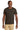 Front View of Chocolate Jerzees Classics Unisex Cotton T-Shirt 363M plain