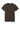 Front View of Chocolate Jerzees Classics Unisex Cotton T-Shirt 363M plain