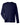 Front View of Classic Navy Unisex Fusion ChromaSoft™ Performance Long Sleeve T-Shirt - CE111L
