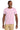 Front View of Classic Pink Jerzees Classics Unisex Cotton T-Shirt 363M plain