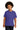 Front View of Cobalt Gildan - Youth Heavy Cotton 100% Cotton T-Shirt. 5000B plain