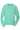 Front View of CoolMint Port & Co Beach Wash Garment-Dyed Crewneck Sweatshirt PC098 plain