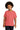Front View of Coral Silk Gildan - Youth Heavy Cotton 100% Cotton T-Shirt. 5000B plain