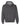 Front View of Dark Grey Heather Sponge Fleece Drop Shoulder Hoodie - 3729