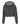 Front View of Dark Grey Heather Women's Crop Fleece Hoodie - 7502