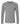 Front View of Dark Heather Grey CVC Long Sleeve T-Shirt - 6211