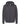 Front View of Dark Heather Unisex Zipper Fleece Hoodie - 3331