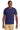 Front View of Deep Purple Jerzees Classics Unisex Cotton T-Shirt 363M plain