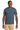 Front View of Denim Jerzees Classics Unisex Cotton T-Shirt 363M plain