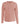 Front View of Desert Pink Women's Cotton Relaxed Long Sleeve T-Shirt - 3911