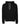 Front View of DTG Black Sponge Fleece Hoodie - 3719