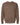 Front View of Espresso Garment-Dyed Lightweight Fleece Crewneck Sweatshirt - 1466