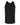 Front View of Fine Black Tank Top - 4505