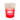 Front View of Frost/Red - Frost/Red Garyline® Cups-on-the-Go Color-Changing Stadium Cup - 16 oz.