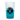 Front View of Frost/Teal - Frost/Teal Garyline® Cups-on-the-Go Color-Changing Stadium Cup - 22 oz.
