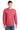 Front View of Fruit Punch Port & Co Beach Wash Garment-Dyed Crewneck Sweatshirt PC098 plain