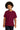 Front View of Garnet Gildan - Youth Heavy Cotton 100% Cotton T-Shirt. 5000B plain