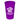 Front View of  Garyline® Cups-on-the-Go Translucent Stadium Cup - 22 oz.