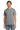 Front View of GphHeather Gildan 100% Ring Spun Cotton T-Shirt. 980 plain