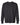 Front View of Graphite Black Heavyweight Long Sleeve T-Shirt - 7211