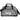 Front View of Gray 18.5" Medium Graphite Duffel Bag