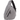 Front View of Gray Brooklyn Deluxe Sling Backpack plain
