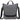 Front View of Gray Dover Recycled Messenger Bag plain