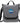 Front View of Gray Dover Recycled Messenger Bag