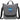 Front View of Gray Dover Recycled Messenger Bag