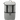 Front View of Gray Merchant & Craft Revive Recycled Backpack Cooler plain