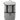 Front View of Gray Merchant & Craft Revive Recycled Backpack Cooler plain