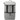 Front View of Gray Merchant & Craft Revive Recycled Backpack Cooler plain