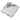 Front View of Gray Sculpture Print Ultra Plush Blanket plain