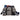 Front View of Gray Weekender 18.5" Deluxe Duffel Bag plain