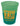 Front View of Green (Blue) - Green (Blue) Good Value™ Color-Changing Stadium Cup - 16 oz.