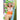 Front View of Green Good Vibes Cabana Stripe Beach Towel plain