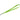 Front View of Green Lanyard with Bulldog Clip plain