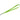 Front View of Green Lanyard with Bulldog Clip plain