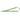 Front View of Green Lanyard with Lobster Clip plain