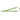 Front View of Green Lanyard with Lobster Clip plain