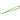Front View of Green Lanyard with Lobster Clip plain