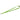 Front View of Green Lanyard with Lobster Clip plain